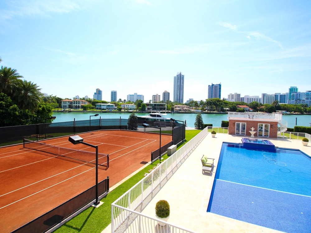Beautiful Miami Homes with Private Tennis Courts