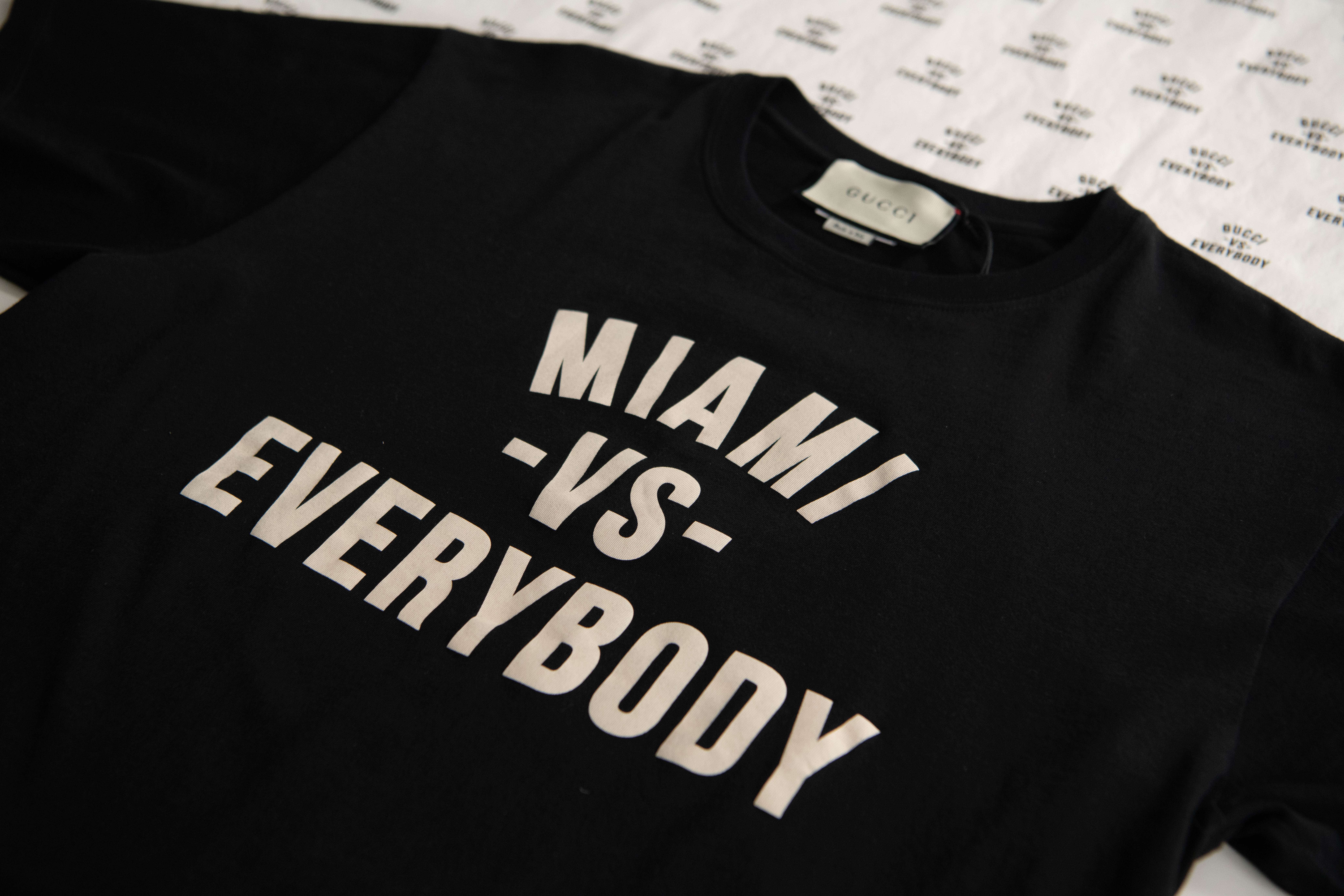 Gucci's 'Miami vs. Everybody' Limited-Edition Tees