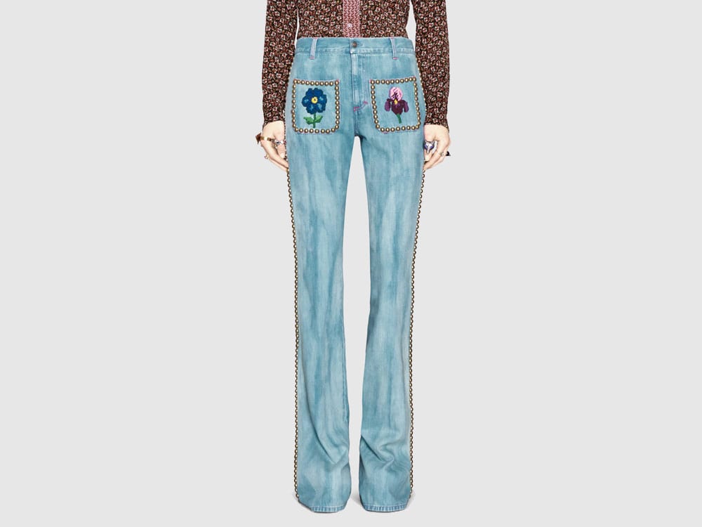 Embroidered Jeans to Wear This Spring