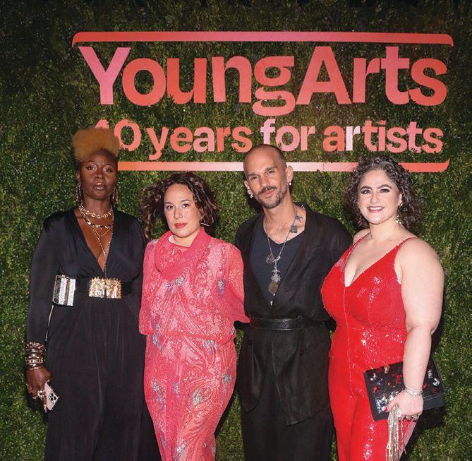 LONI JOHNSON, ROSIE H ERRER A, LIONY GARCIA AND REBEKAH LANAE LENGEL ATTEND YOUNGARTS ’ 40TH BIRTHDAY PART Y PHOTO: BY AARON DAVIDSON/GETTY IMAGES