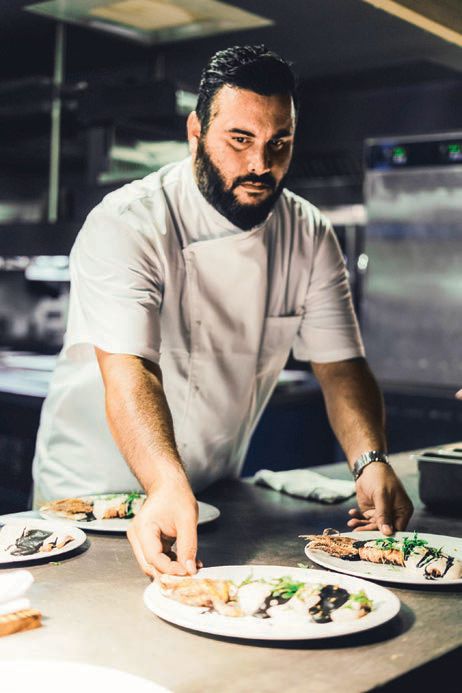 Chef José Mendín in the kitchen. PHOTO: COURTESY OF PATIO ISOLA