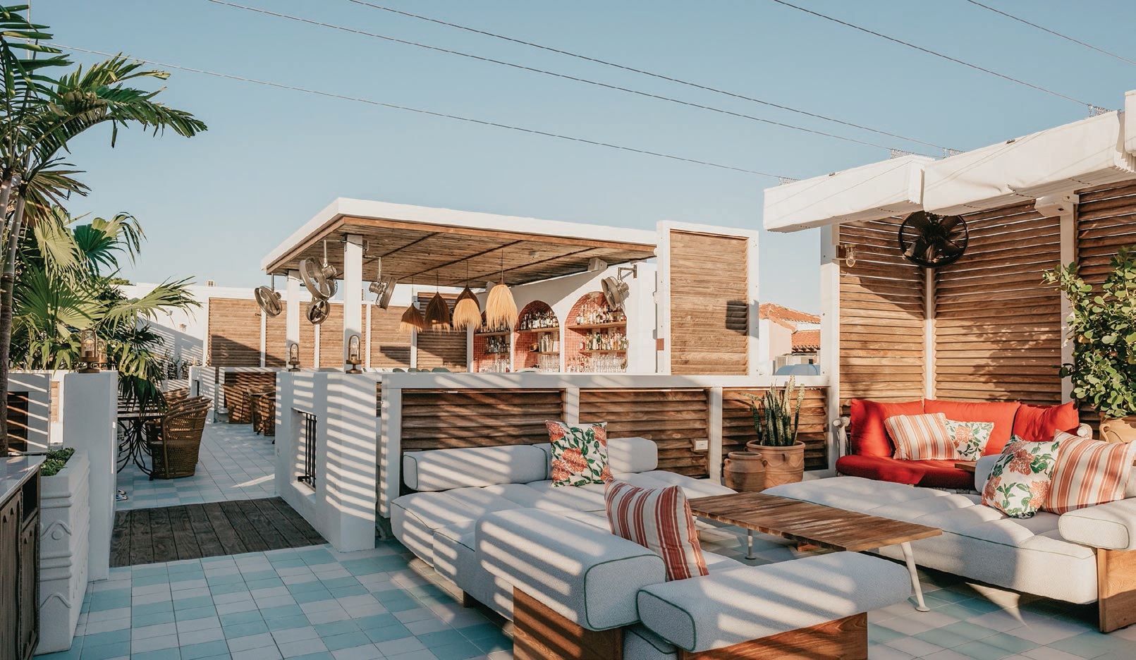 Lounge seating on The Roof makes for the perfect hangout destination. PHOTO BY JEN CASTRO