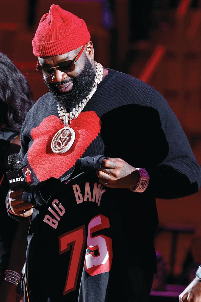 RICK ROSS AT FTX ARENA PHOTO: BY MICHAEL REAVES/GETTY IMAGES