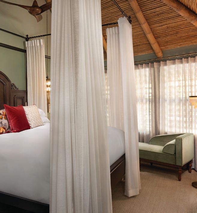 Guest suite at Little Palm Island Resort & Spa PHOTO COURTESY OF BRANDS AND VENUES