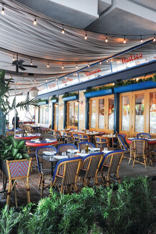 Patio seating at Le Zoo PHOTO COURTESY OF LE ZOO BAL HARBOUR