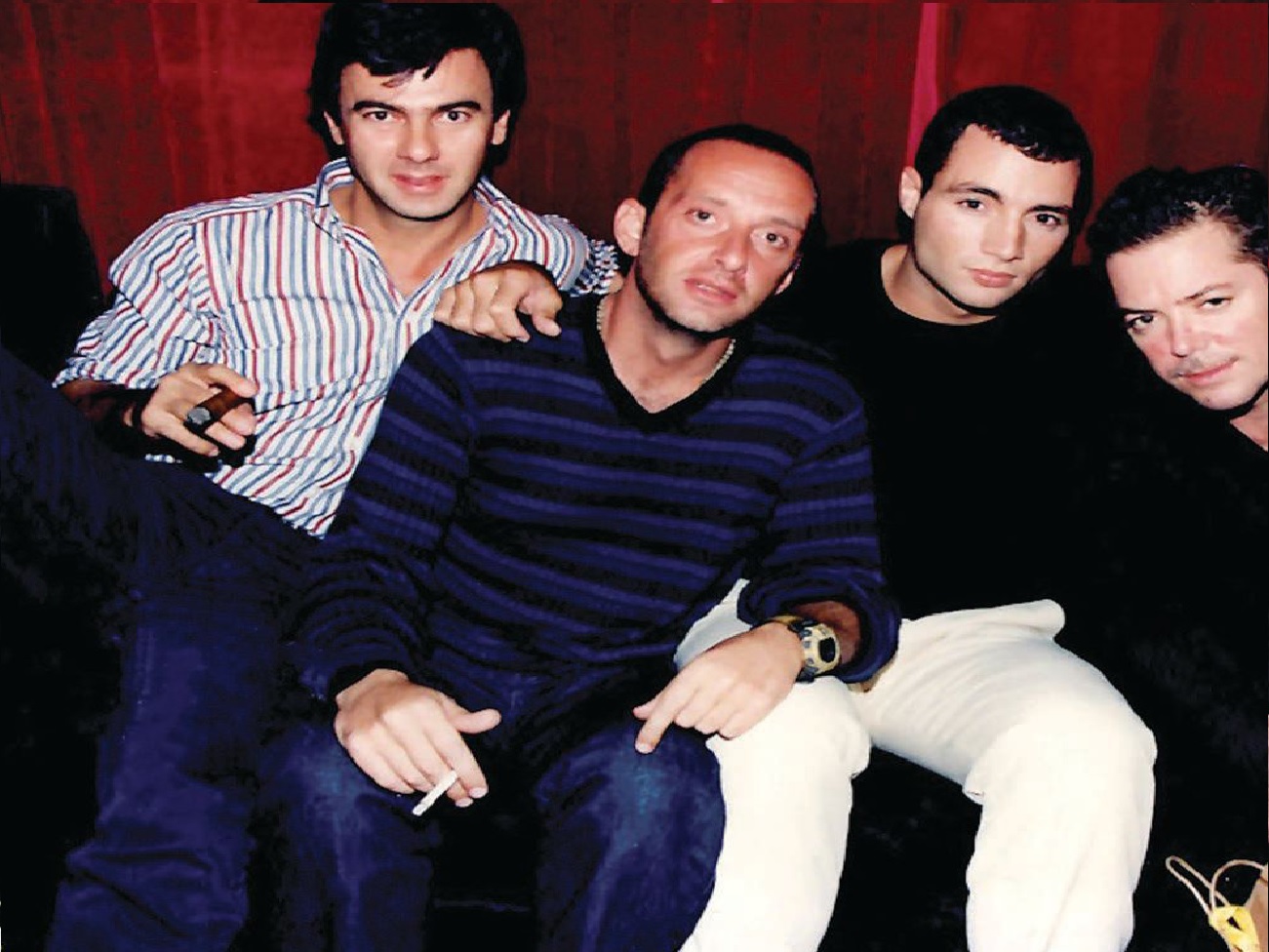 Ugo Colombo, Nicola Siervo, Chris Paciello and Shareef Malnik at Jimmy’z