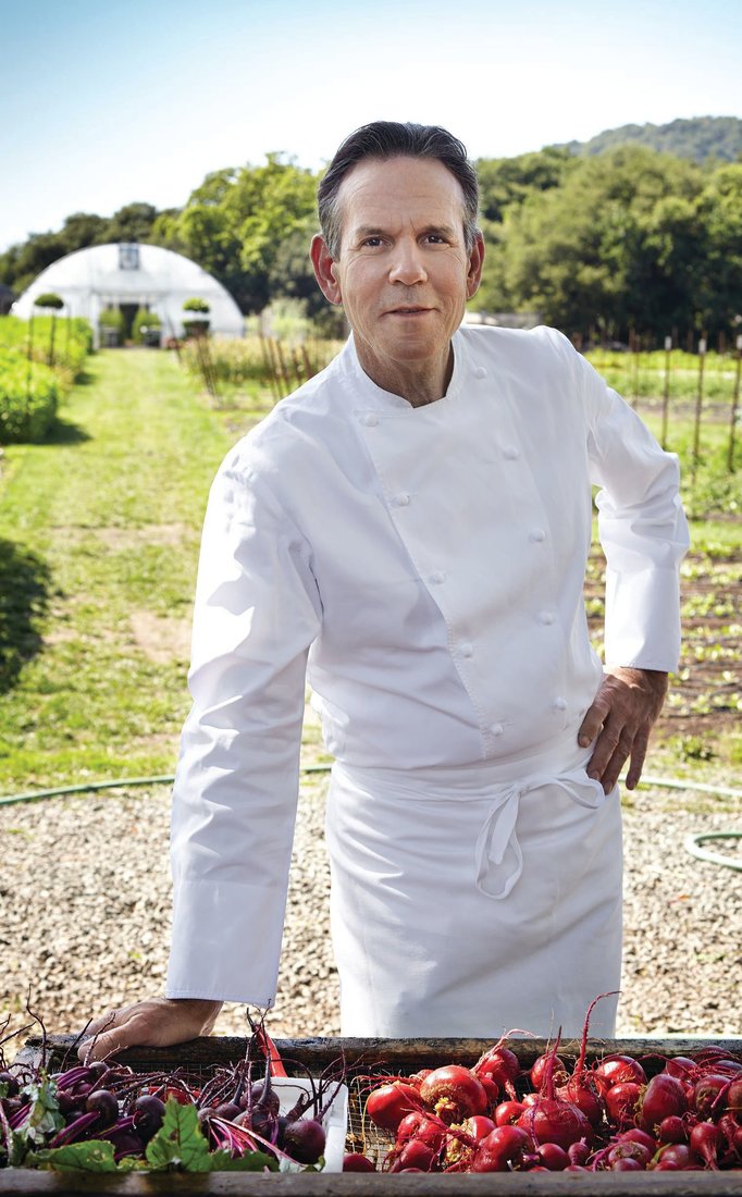 Portrait shot of chef Thomas Keller. PHOTO BY DEBORAH JONES