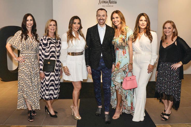 LUNCHEON HOSTS WITH NEIMAN MARCUS BAL HARBOUR GM STEVEN KRAVIT PHOTO BY MANNY HERNANDEZ