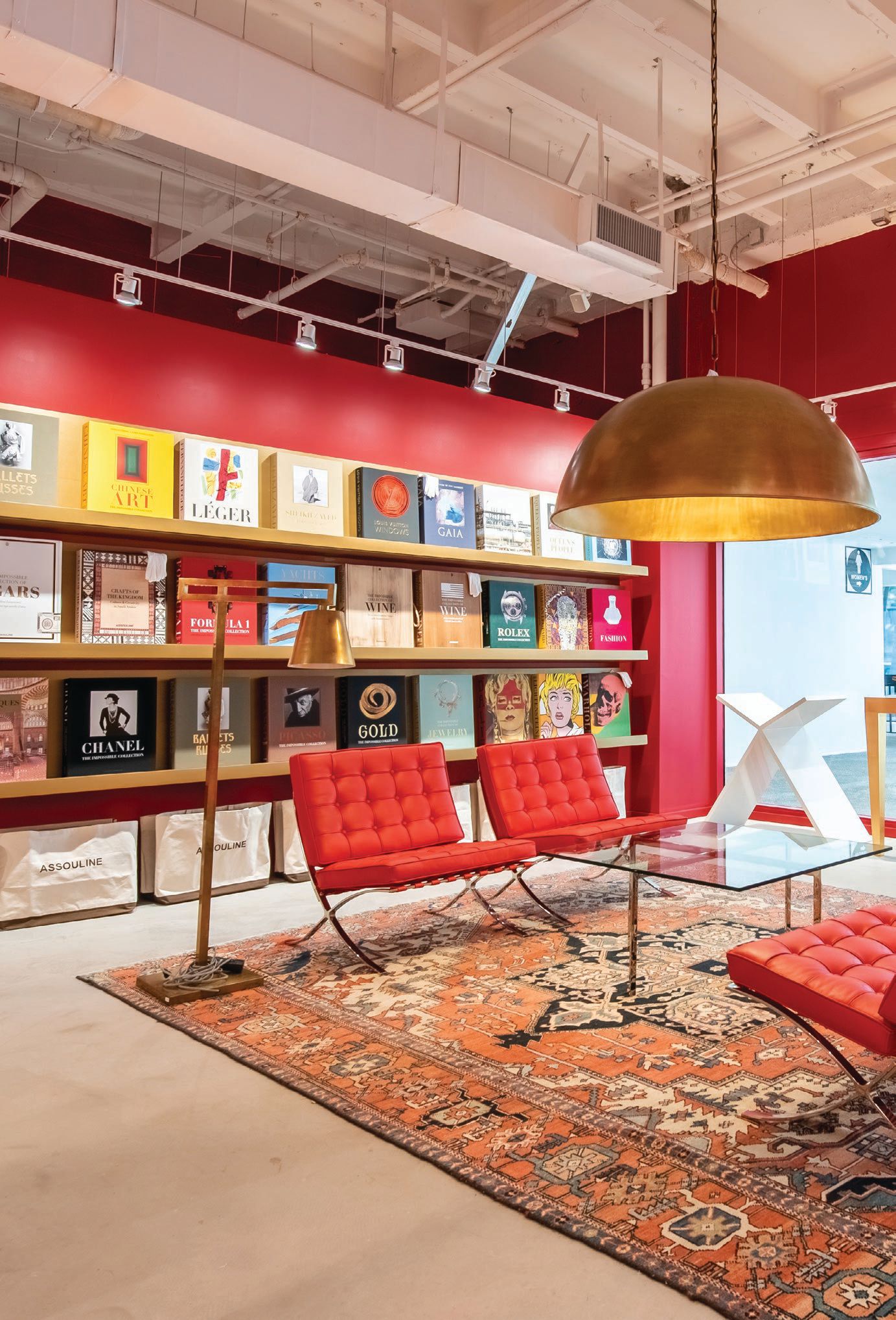 The stylish interior of Assouline’s new Bal Harbour boutique PHOTO BY CHRIS CARTER
