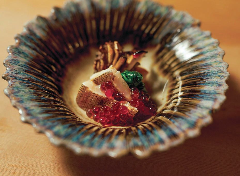 Chef Okawara’s omakase experience highlights the balance of ingredients PHOTO BY RUBEN CABRERA PHOTOGRAPHY