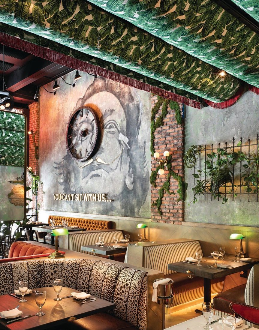 The Gramercy features playful murals that make for the perfect photo backdrop INTERIOR PHOTO BY PAUL STOPPI